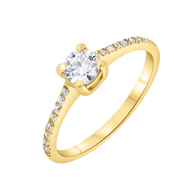 Zásnubný prsteň s lab-grown diamantmi Danias 141852