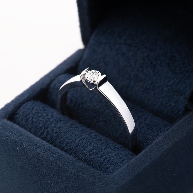 Elegantný zásnubný prsteň s lab-grown diamantom Sierra 146642
