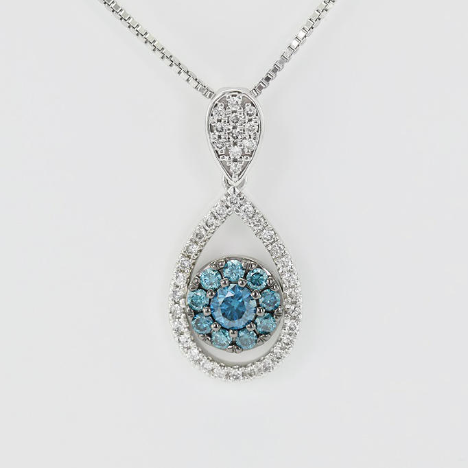 Náhrdelník s diamantmi 15422