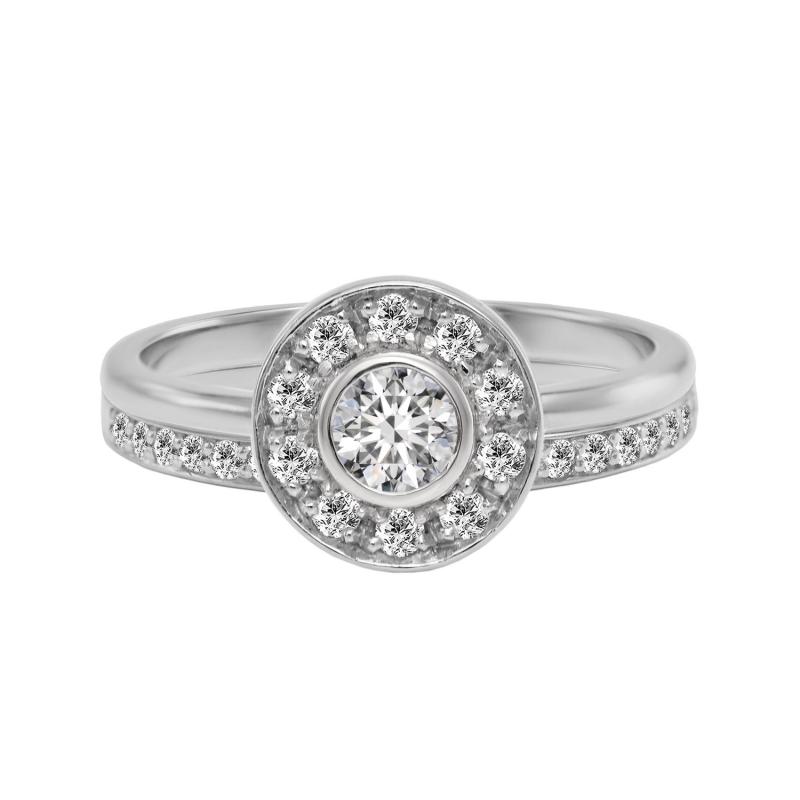 Zásnubný set prsteňov s diamantmi Jessica