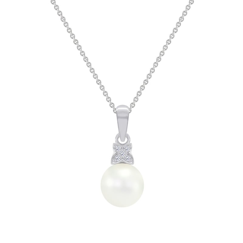 Perlový prívesok s diamantmi Laceen