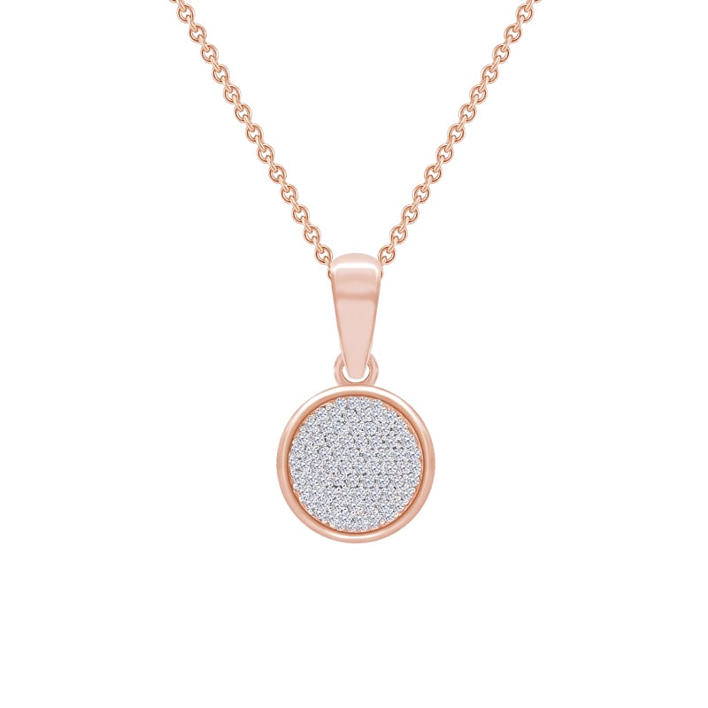 Zlatý náhrdelník s diamantmi 48382