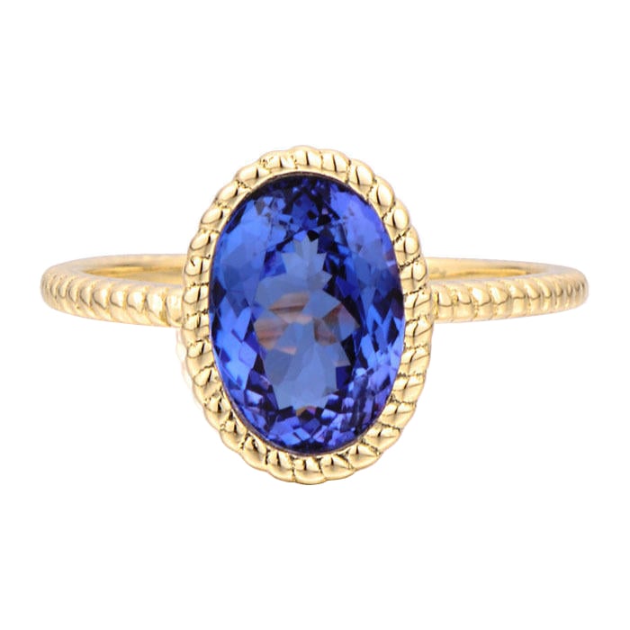 Zlatý prsteň s 2.32ct tanzanitom Anylle