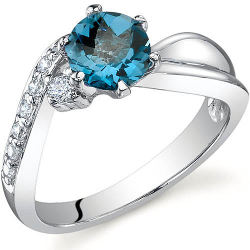 Elegantný strieborný prsteň s 1.00ct topásom Corvina