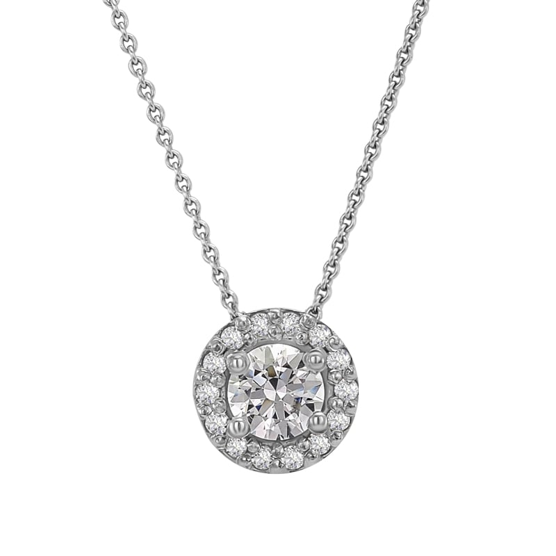 Halo prívesok s lab-grown diamantmi Usara
