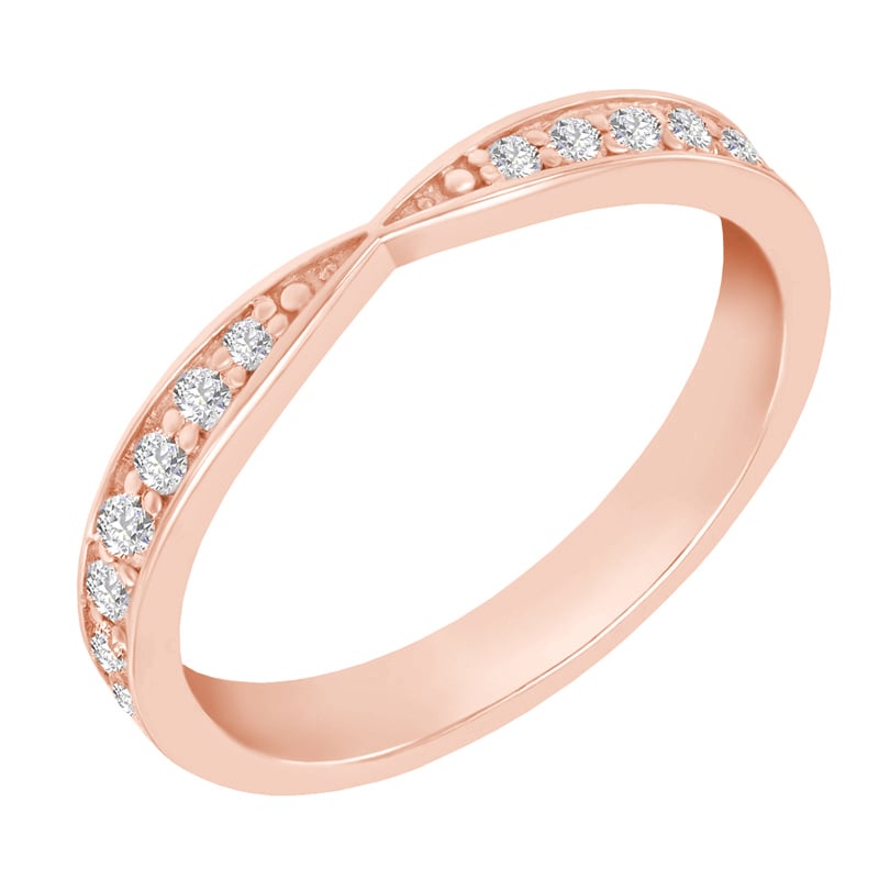 Eternity prsteň s lab-grown diamantmi Taio