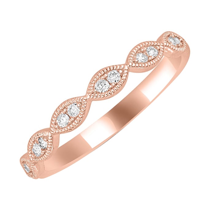 Strieborný nežný eternity prsteň s lab-grown diamantmi Jelani 104733
