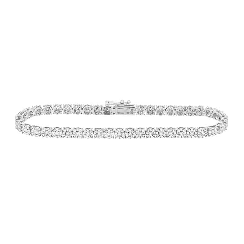 Elegantný náramok s lab-grown diamantmi Ansel