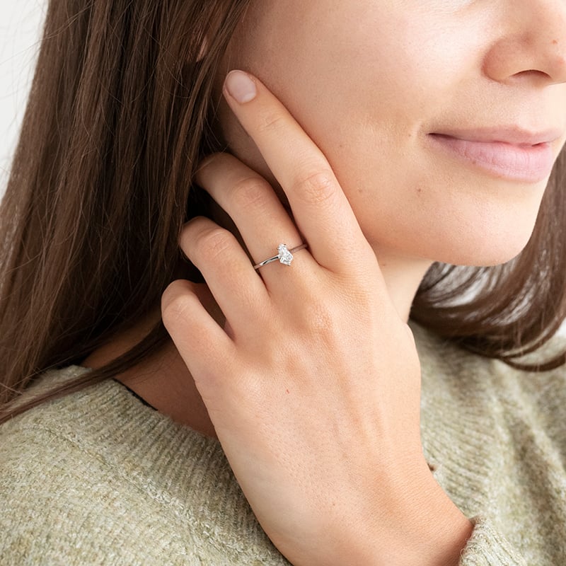 Zásnubný prsteň s 0.43ct IGI certifkovaným lab-grown diamantom Milana 111473