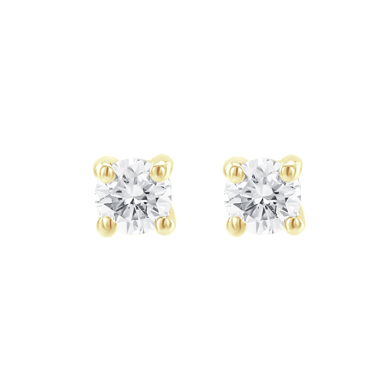 Napichovacie náušnice s 0.12ct diamantmi Aquene 119923