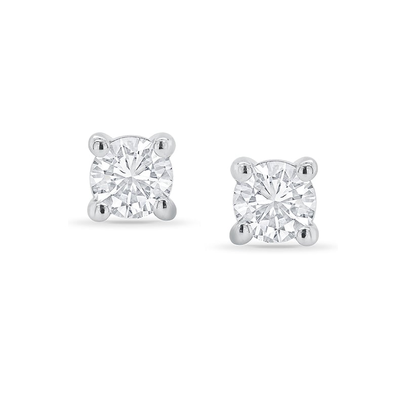 Zlaté skrutkovacie náušnice s IGI certifikovanými 0.50ct lab-grown diamantmi Marget