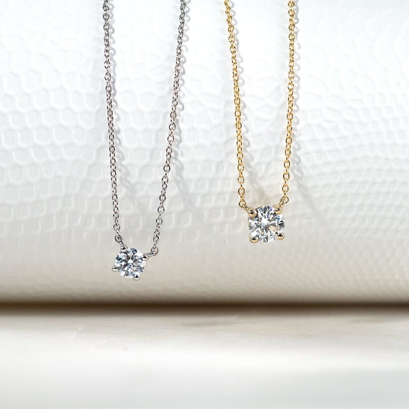 Zlatý náhrdelník s 0.50ct IGI certifikovaným lab-grown diamantom Freya 131443
