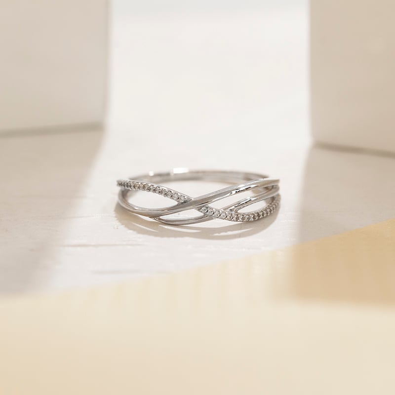 Set prsteňov s možnosťou výberu diamantu Elleanor 131663