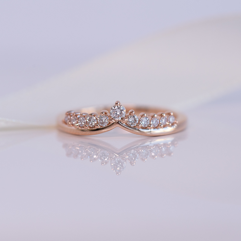 Set prsteňov s možnosťou výberu diamantu Santana 131713