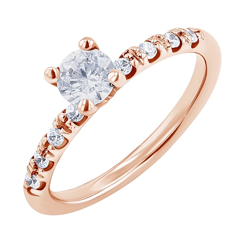 Zásnubný prsteň s lab-grown diamantmi Mae 132513