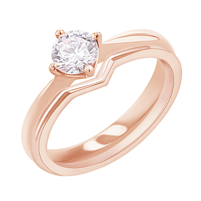 Set prsteňov s možnosťou výberu diamantu Heldai 132713