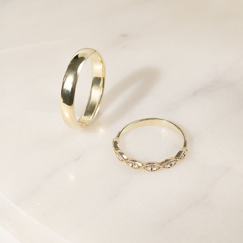 Strieborný nežný eternity prsteň s lab-grown diamantmi Jelani 136123