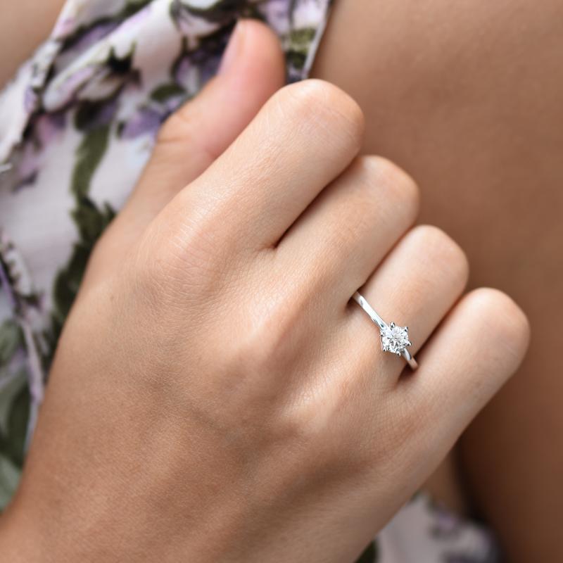 Zásnubný prsteň s 0.32ct lab-grown IGI certifikovaným diamantom Rabby 139983