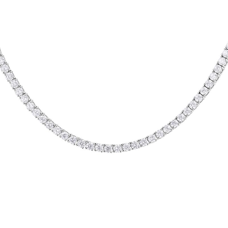 Zlatý tenisový náhrdelník s diamantmi Austin