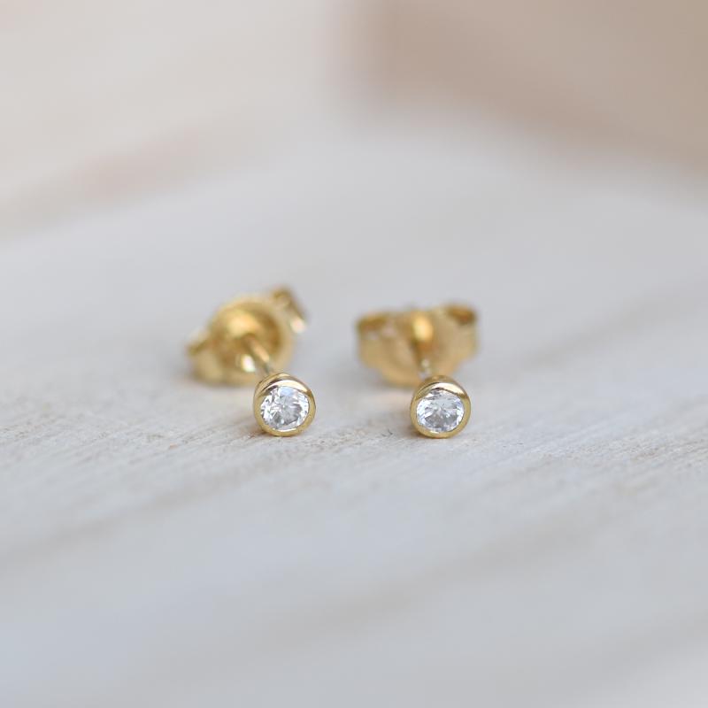 Minimalistický set šperkov s diamantmi Misu 147343