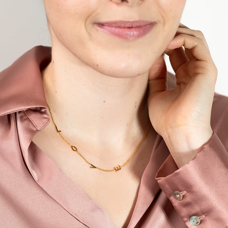 Náhrdelník s 4 písmenami vašej voľby Lupe 149683