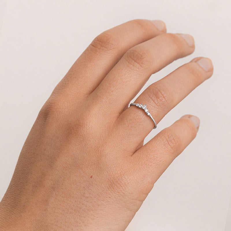 Vykrojený prsteň s lab-grown diamantmi Myles 153823