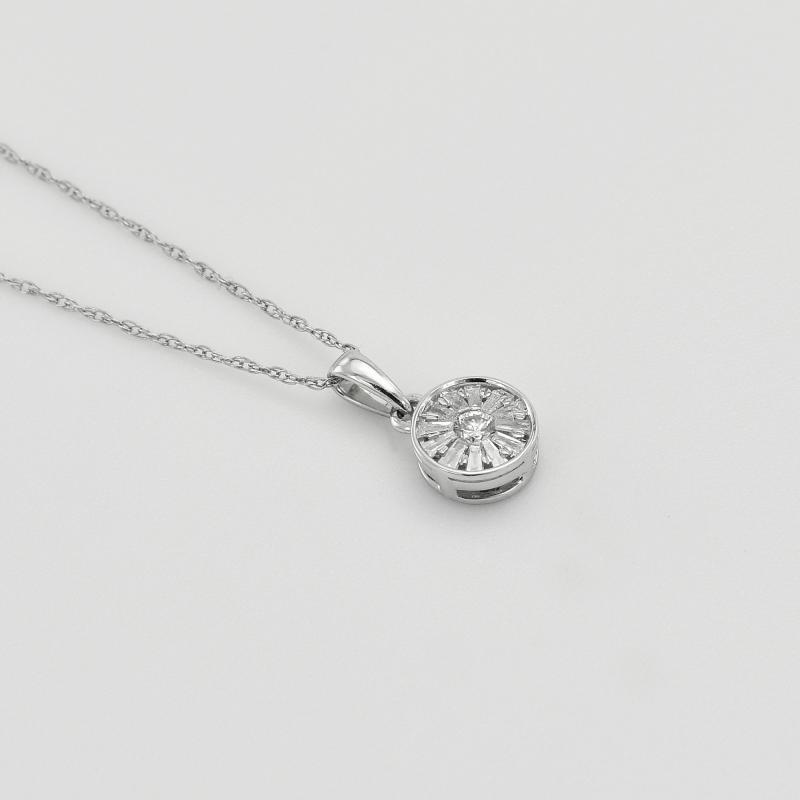 Náhrdelník s diamantmi 35533
