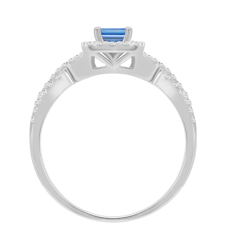 Prsteň s diamantmi 36443