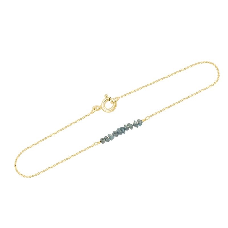Náramok s modrými diamantmi 38503