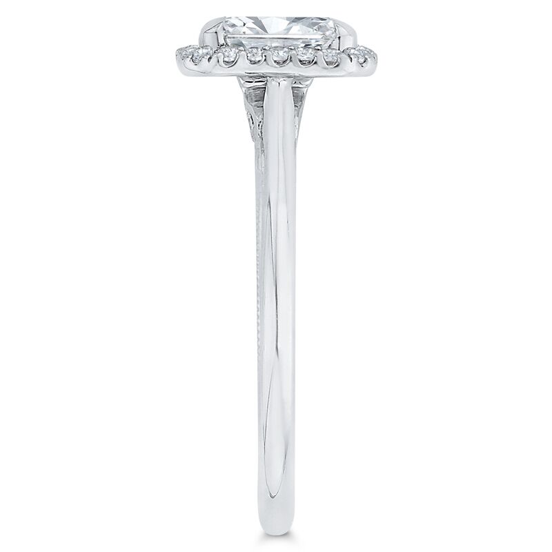 Zlatý zásnubný prsteň s diamantmi 46453