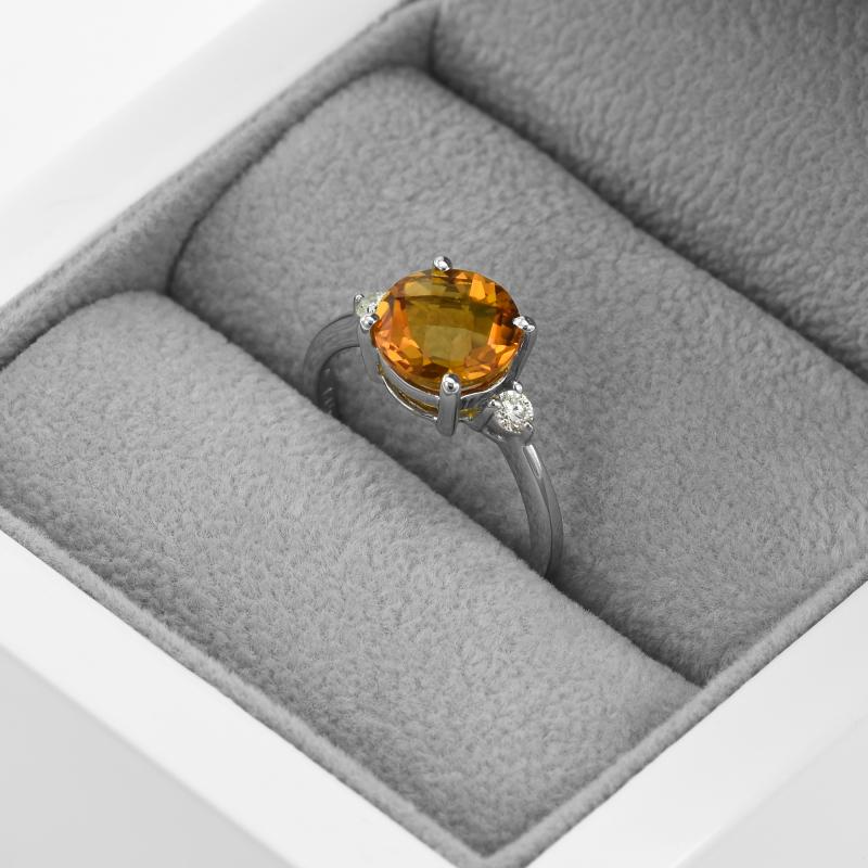 Zlatý prsteň s diamantmi 46893