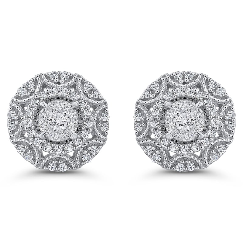 Luxusné diamantové náušnice