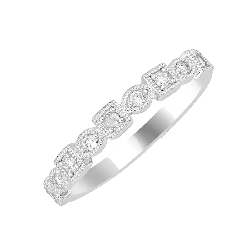 Zlatý eternity prsteň s diamantmi Tully
