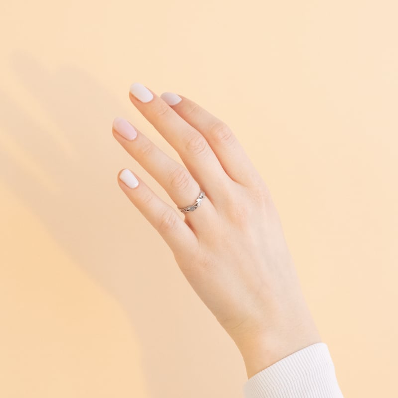 Prsteň s dizajnom lístkov s lab-grown diamantmi Davila 101534