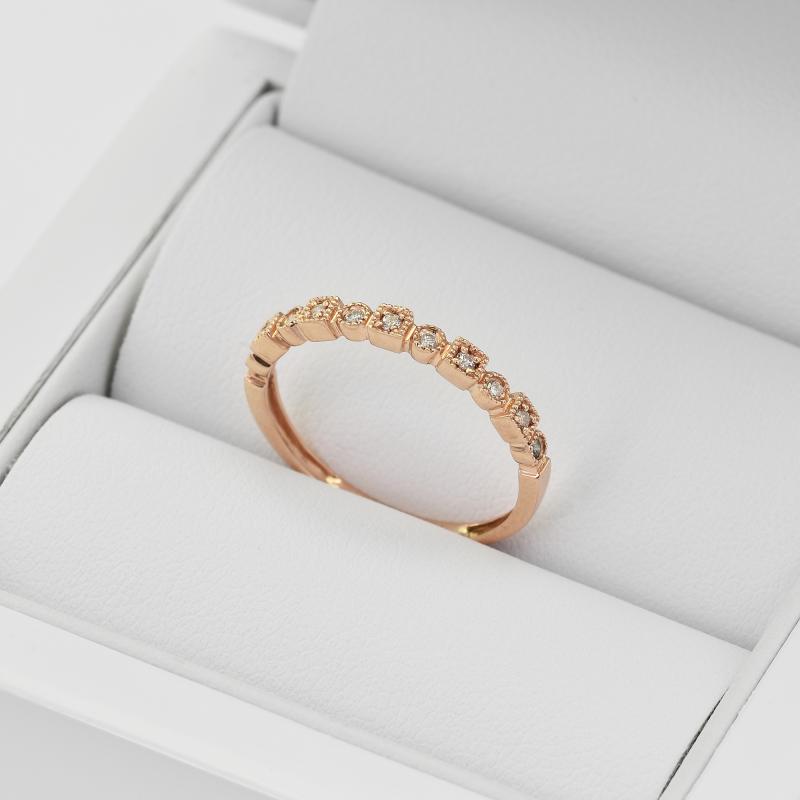 Eternity prsteň zdobený lab-grown diamantmi Alyx 105684