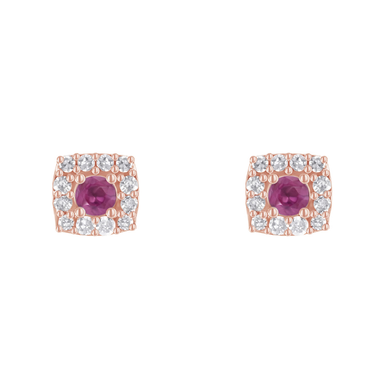 Zafírové náušnice s diamantmi Noelle 106664