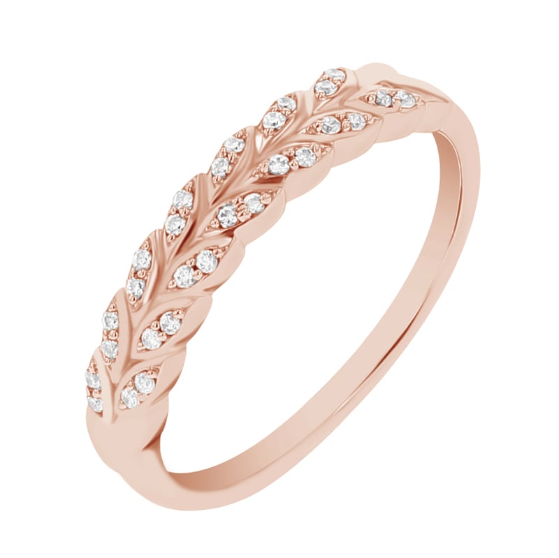 Eternity prsteň s lab-grown diamantovými lístkami Fulton 111664