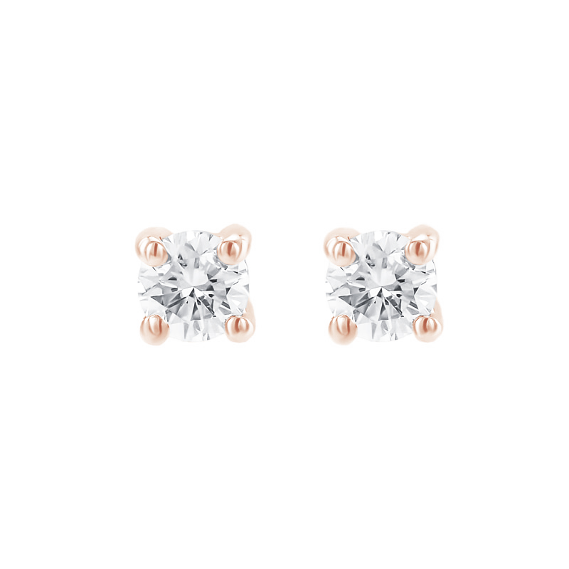 Napichovacie náušnice s 0.12ct diamantmi Aquene 119924