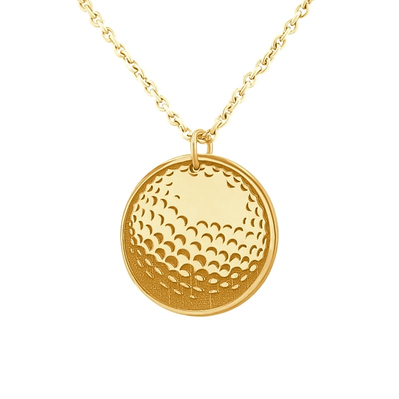 Strieborný prívesok lopta s gravírom vašej voľby Golf
