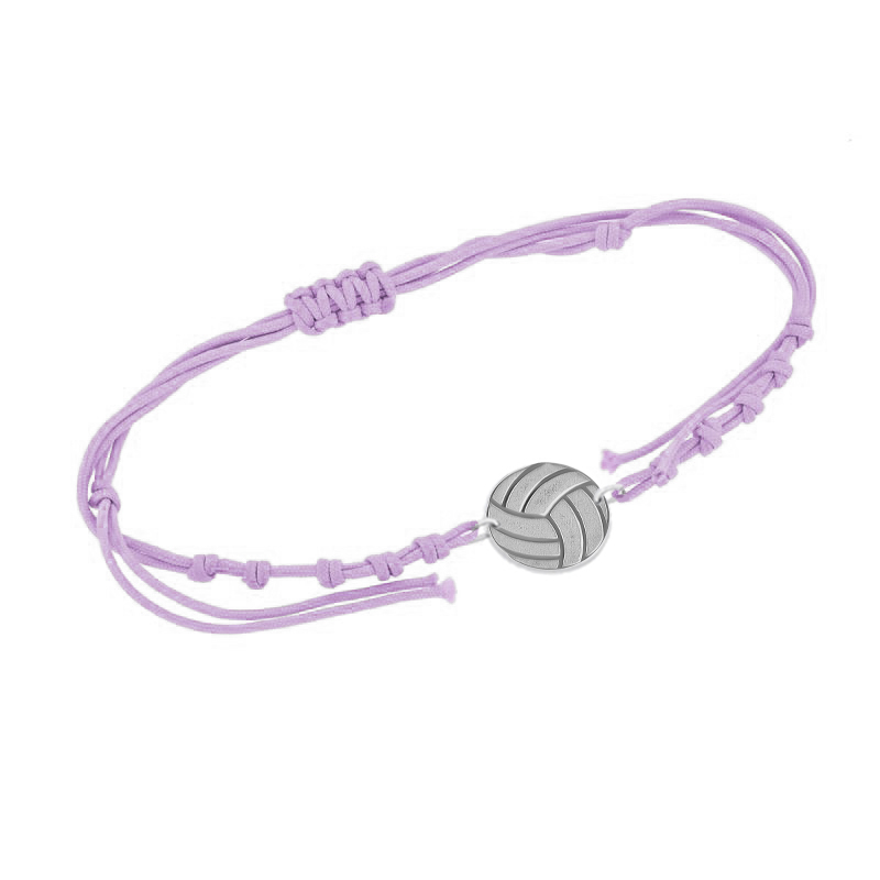 Povrázkový náramok lopta s gravírom vašej voľby Volleyball