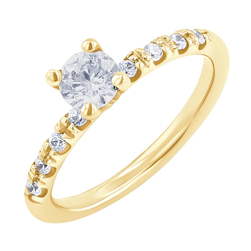 Zásnubný prsteň s lab-grown diamantmi Mae 132514