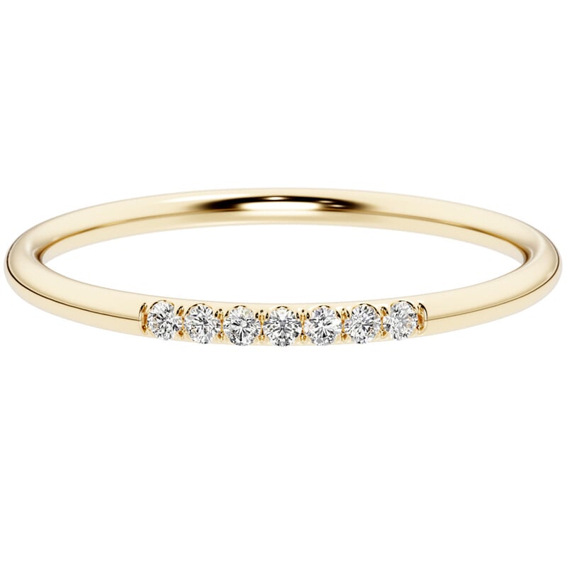 Prsteň s radom lab-grown diamantov Persis 139784