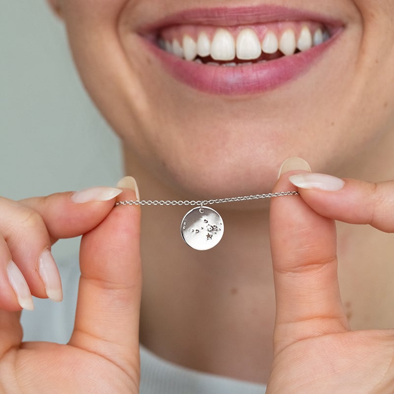 Platinový prívesok so súhvezdím a diamantom Meri 144864