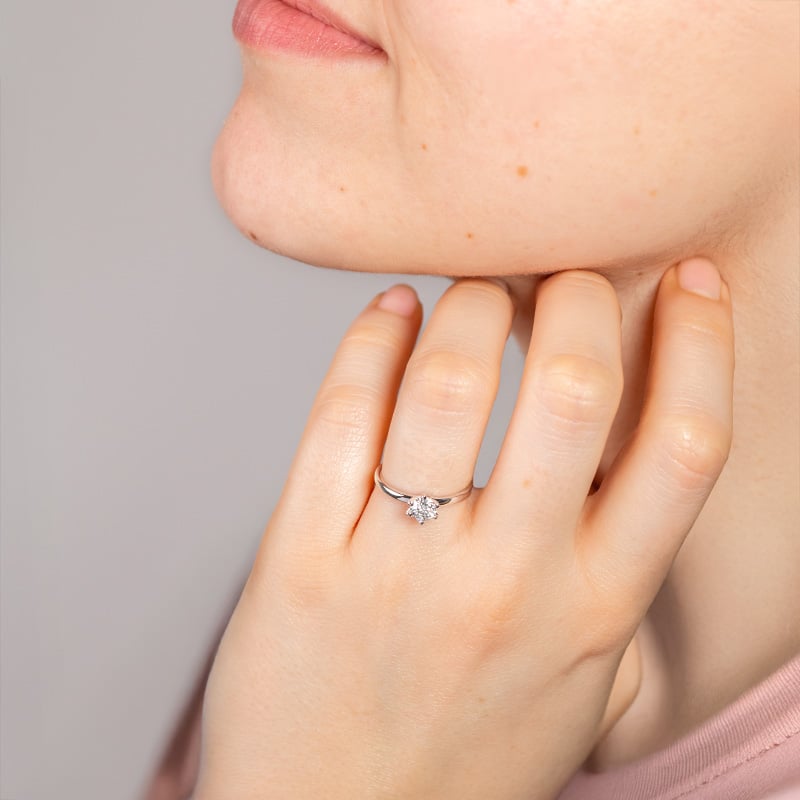Zásnubný prsteň s lab-grown diamantom Vanani 151524
