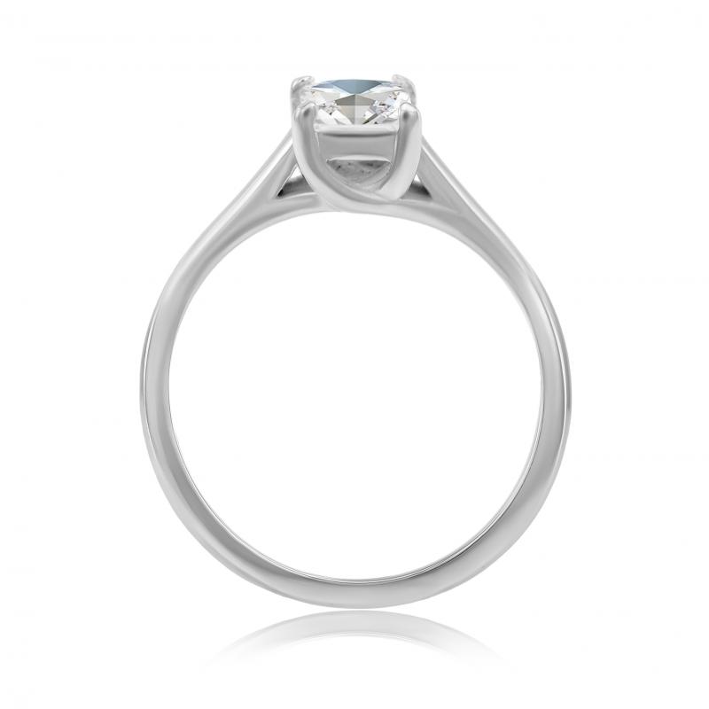 Zlatý zásnubný prsteň s diamantom 21264