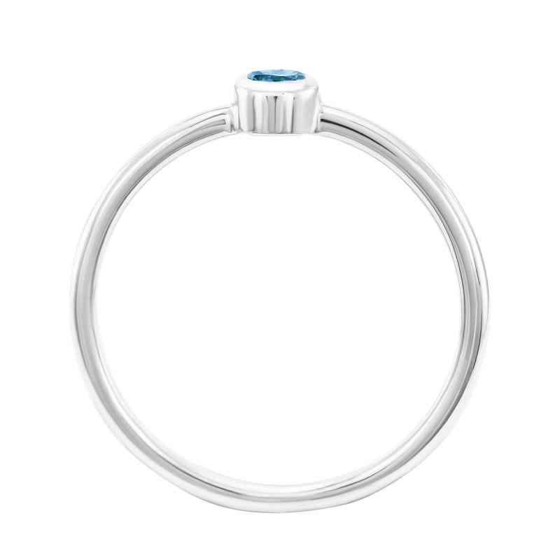 Drahokamový minimalistický zlatý prsteň 33804