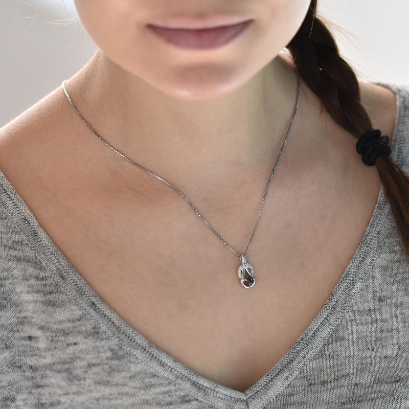 Opálový náhrdelník zo striebra 40304