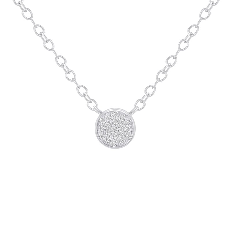 Minimalistický náhrdelník s diamantmi Sharlene