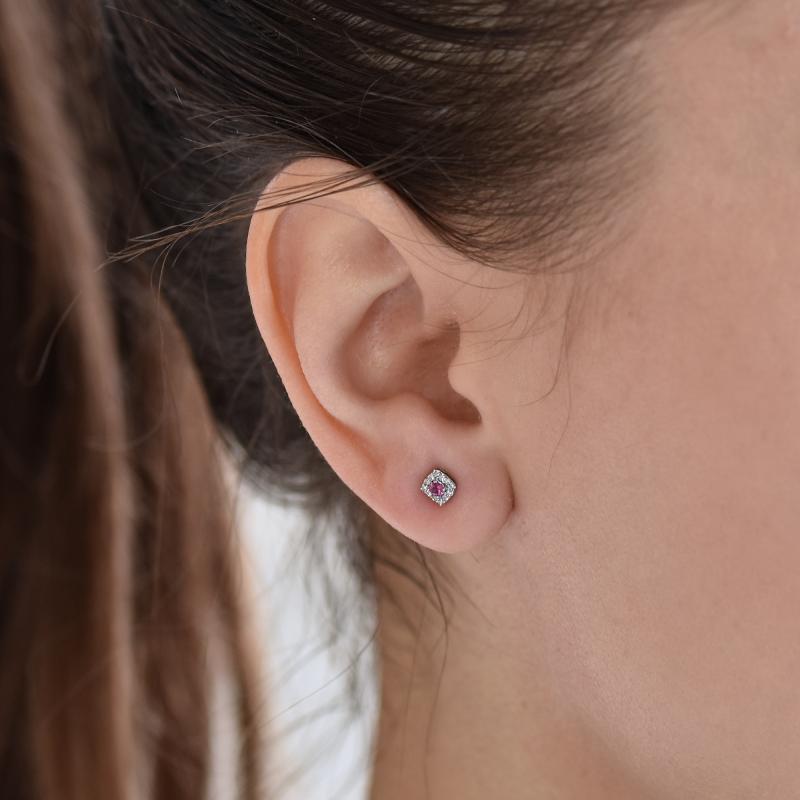 Zafírové náušnice s diamantmi Noelle