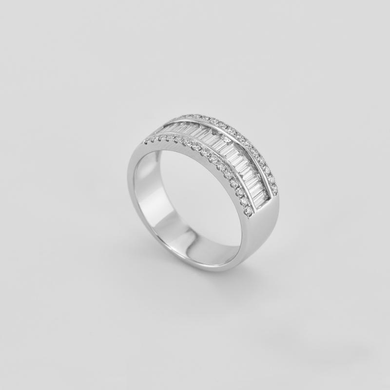 Prsteň plný diamantov 43514